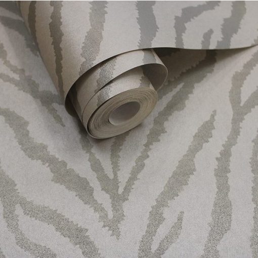 Zahara Zebra mintás bézs vlies tapéta