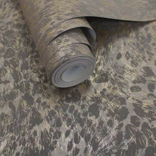 Panthera Barna leopárd mintás vlies tapéta