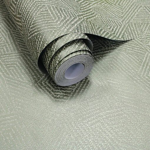 Atakora Zöld geometria mintás tapéta