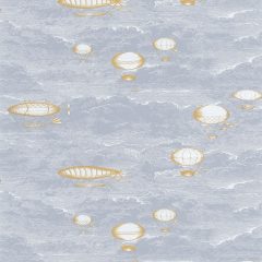 Expedition  Léghajó mintás tapéta gyerekszobába