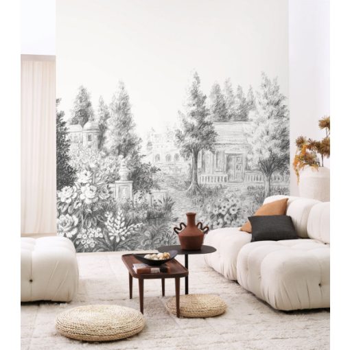 Parc a la francaise poszter, francia poszter, casadeco poszter, design poszter, erdő poszter