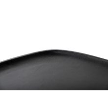 kőhatású tálca, fekete dekoráció