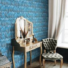 Bird feather design tapéta, madártoll tapéta, adawall tapéta, mintás tapéta, design tapéta