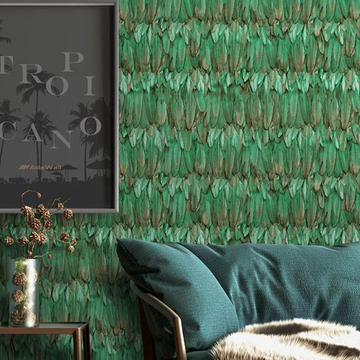 Bird feather design tapéta, madártoll tapéta, adawall tapéta, mintás tapéta, design tapéta