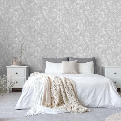 Calacatta Marble Bead Szürke márványmintás vlies tapéta