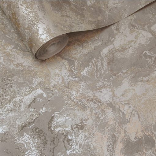 Calacatta Marble Bead Barna márványmintás vlies tapéta