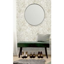 Trópusi növény mintás tapéta, levél mintás tapéta