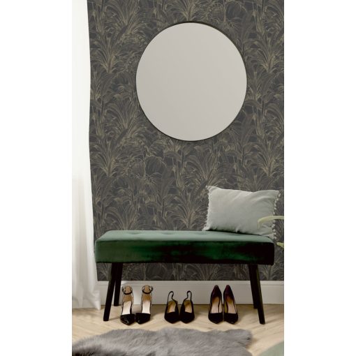 Trópusi növény mintás tapéta, levél mintás tapéta