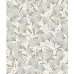 Ginkgo levél mintás tapéta, levél mintás tapéta