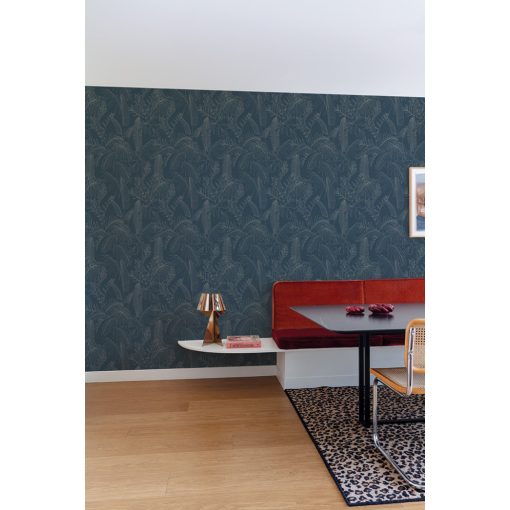 Pálmaleveles tapéta, trópusi mintás tapéta, levél mintás tapéta