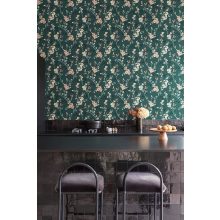 Virágos tapéta, növény mintás tapéta