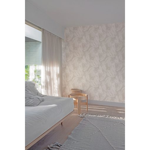 Tapéta pálmalevél mintával, trópusi mintás tapéta, levél mintás tapéta