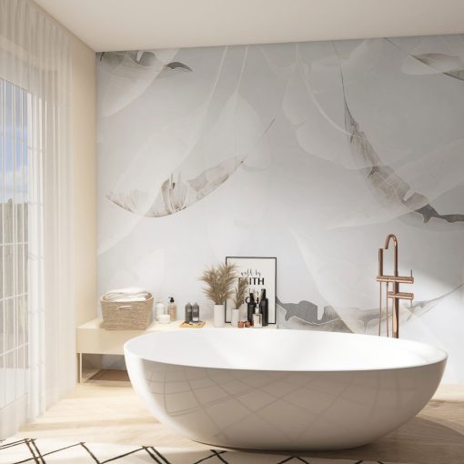 Fluttua   Levél mintás tapéta