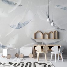 Fluttua   Levél mintás tapéta