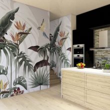 Paradise     Trópusi mintás tapéta több színben