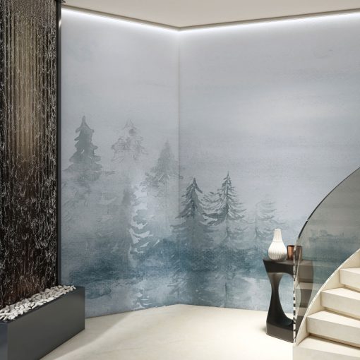 Landa-Tájat ábrázoló tapéta elképesztő színekben