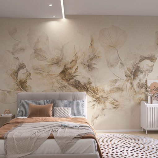 Delilah    Különleges színekben pompázó virágos tapéta