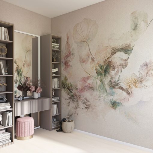 Delilah    Különleges színekben pompázó virágos tapéta