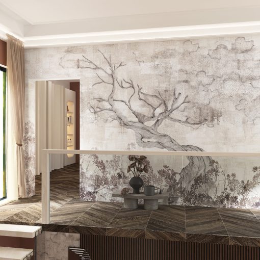 Madame     Fa mintás tapéta