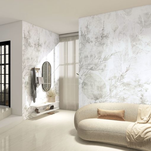 Wisteria     Tapéta letisztult virágos mintázattal