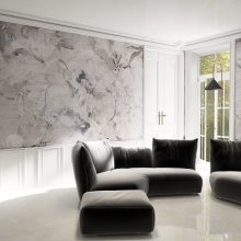 Silky    Többszínű egyedi mintás tapéta