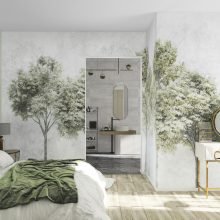 Luce    Erdős tapéta két színben