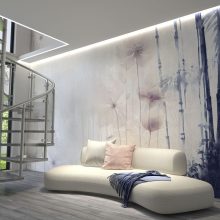 Wonderland     Erdő mintás tapéta varázslatos színekben