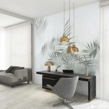 Dorado    Trópusi hangulatú, levél mintás tapéta