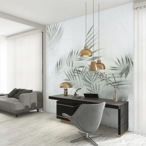 Dorado    Trópusi hangulatú, levél mintás tapéta