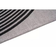 Szürke, mintás szőnyeg