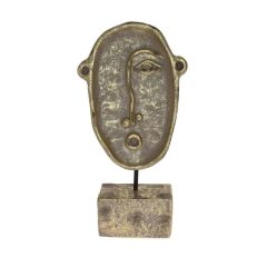 Modern arany dekoráció arc 