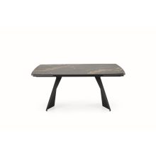 Fekete márvány bővíthető asztal