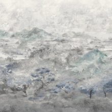 Brunate tájat ábrázoló tapéta, egyedi mintás tapéta, tapéta hálószobába, tapéta nappaliba