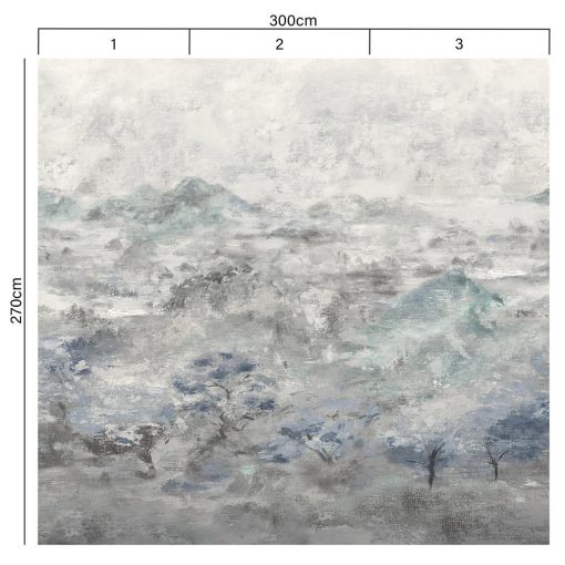 Brunate tájat ábrázoló tapéta, egyedi mintás tapéta, tapéta hálószobába, tapéta nappaliba