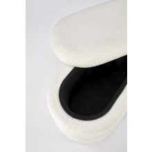Elegáns puff belső tárolóval, pad tárolóval előszobába