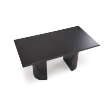 Fekete bővíthető asztal