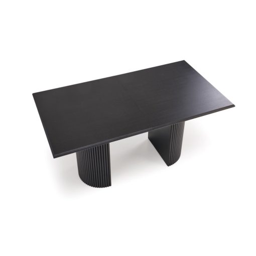 Fekete bővíthető asztal