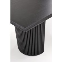 Fekete bővíthető asztal