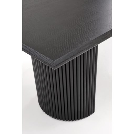 Fekete bővíthető asztal