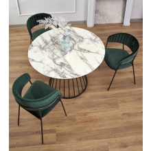 Brodway étkezőasztal, Márvány étkezőasztla, kör alakú étkezőasztal, kis étkezőasztal