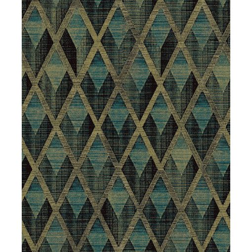 Facet  geometriai mintás tapéta, színes tapéta, tapéta előszobába