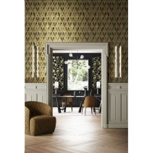 Facet  geometriai mintás tapéta, színes tapéta, tapéta előszobába