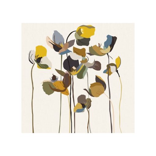 Florinda- Tapéta nagy, színes virágokkal