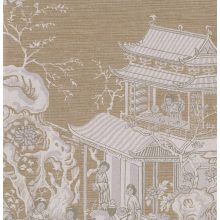 Pagoda japán stílusú tapéta, egyedi mintás tapéta, tapéta nappaliba