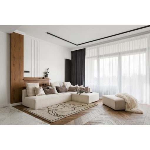 Kézzel szőtt Beige Line szőnyeg