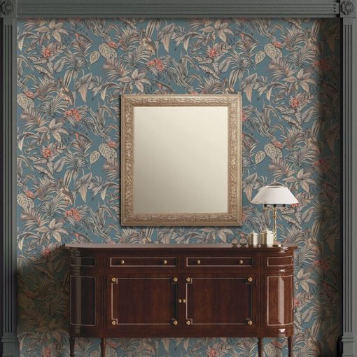 Bird of paradise tapéta, trópusi tapéta, madarad tapéta, dzsungel tapéta, design tapéta