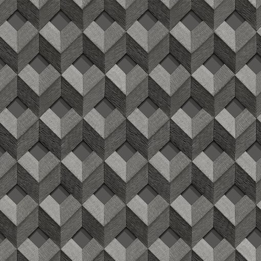 Embellish 3D Stitched Cube  Geometriai mintás tapéta