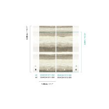 Coast, csíkos tapéta, színes tapéta, tapéta étkezőbe