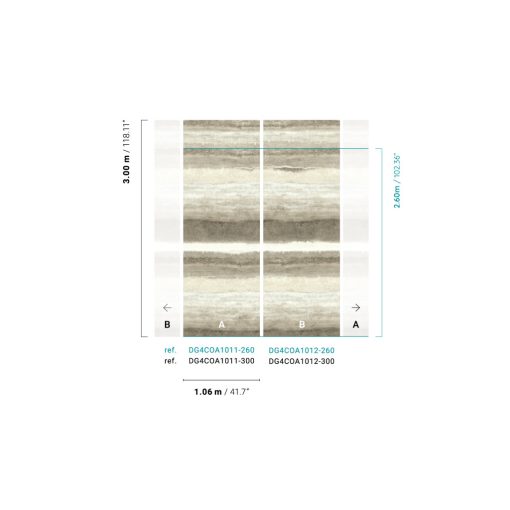 Coast, csíkos tapéta, színes tapéta, tapéta étkezőbe