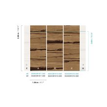 Cork, barna tapéta, fa mintás tapéta